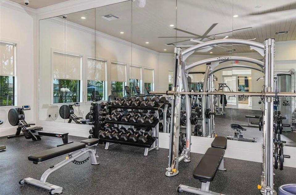 5557 Long Shore Loop Sarasota, FL 34238 - Photo 77 of 90 a view of a room with gym equipment