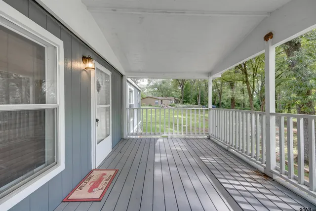 a view of deck with wooden floor and outdoor space