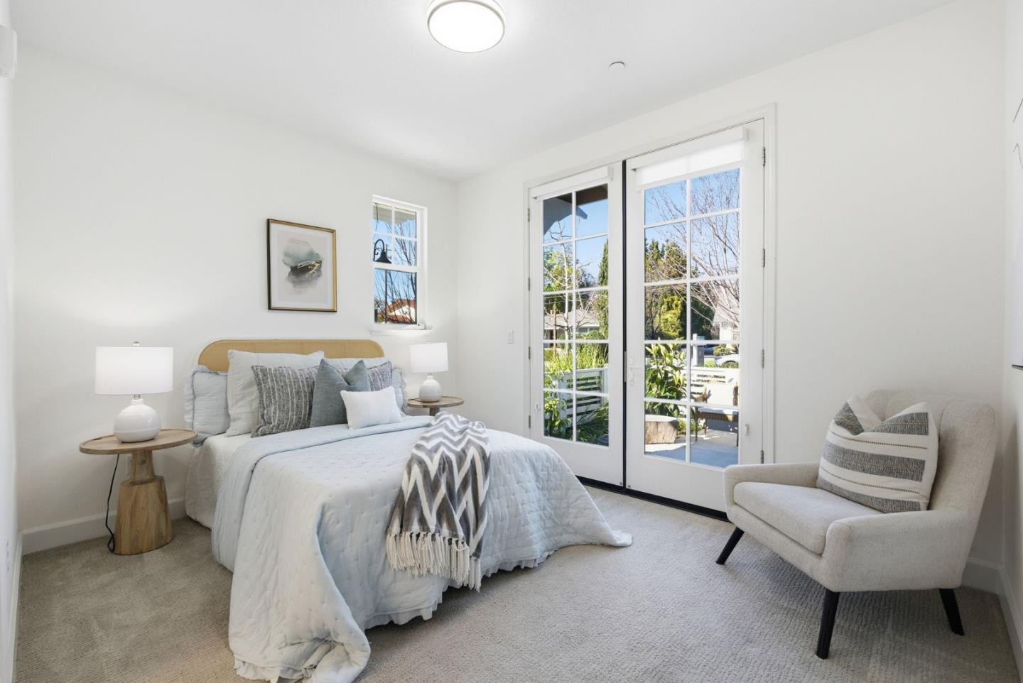 2039 Colony Street Mountain View, CA 94043 - Photo 18 of 43 a bedroom with a bed and a couch