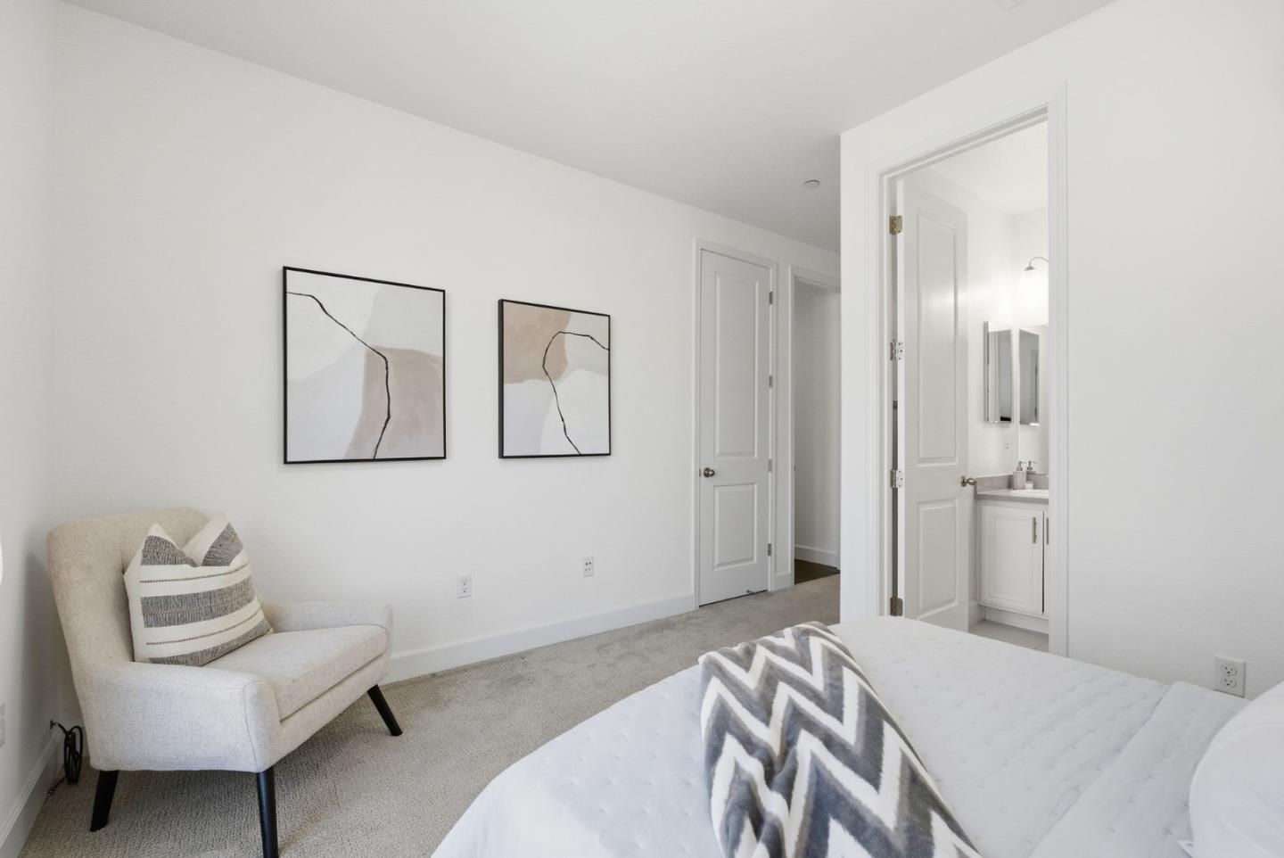 2039 Colony Street Mountain View, CA 94043 - Photo 19 of 43 a bedroom with a bed and a chair