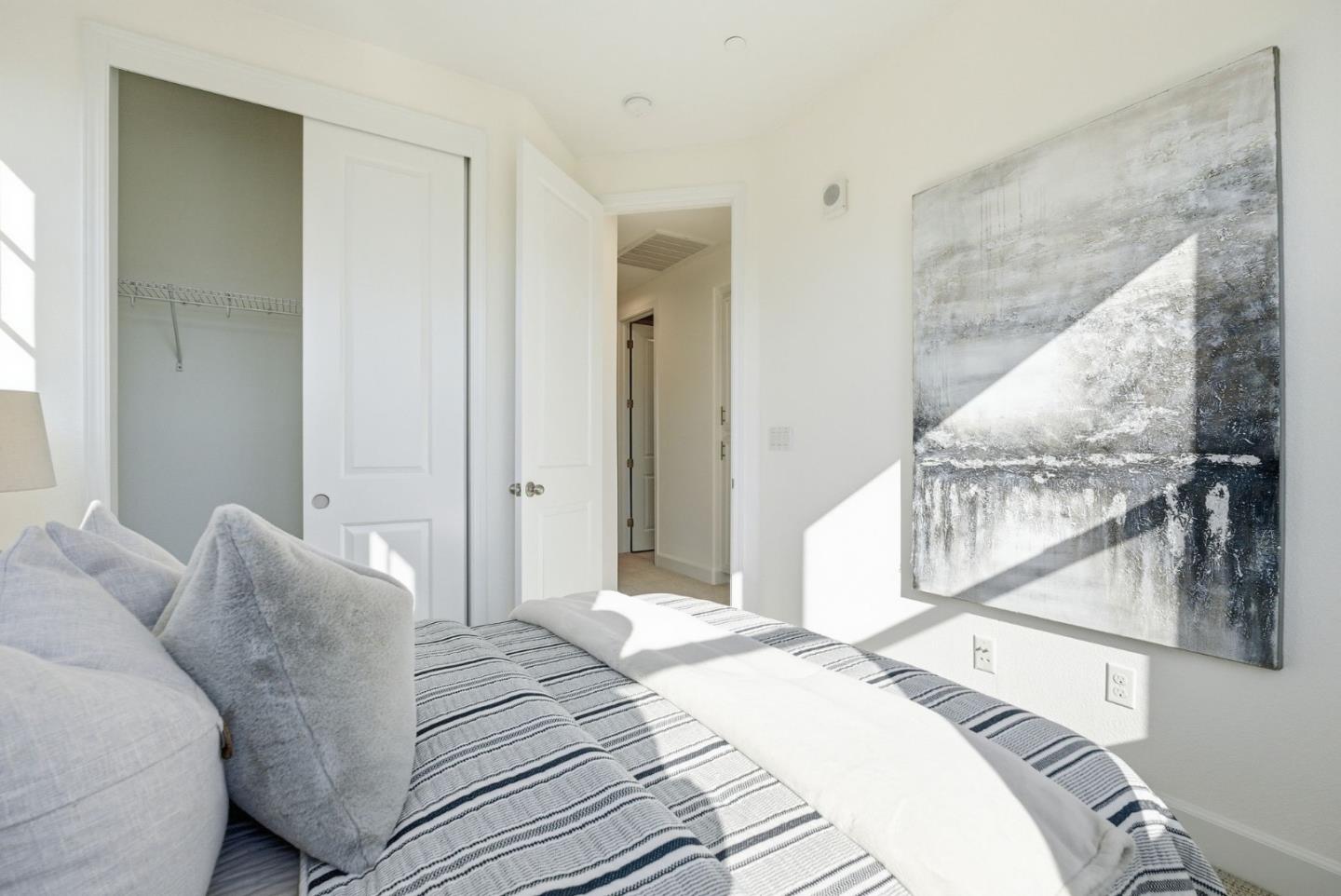 2039 Colony Street Mountain View, CA 94043 - Photo 28 of 43 a bedroom with a bed and a large window