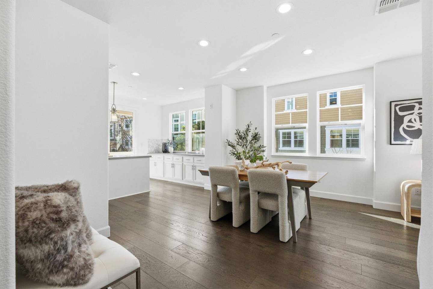2039 Colony Street Mountain View, CA 94043 - Photo 7 of 43 a dining room with furniture and wooden floor
