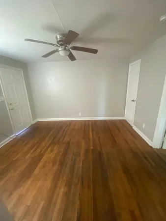 wooden floor in a room