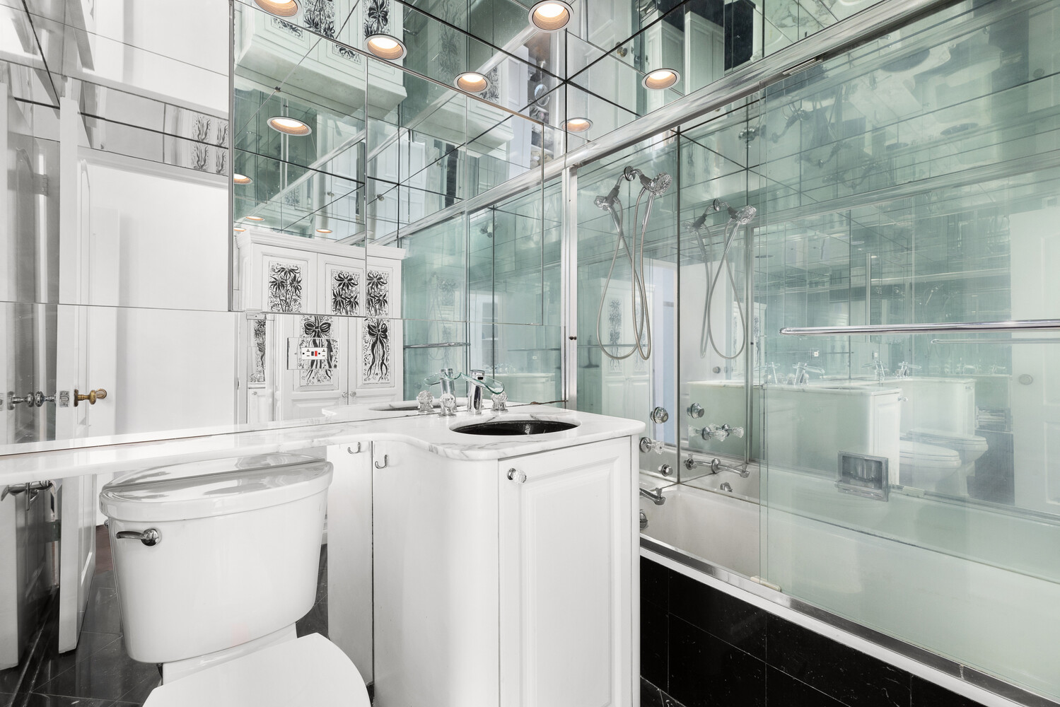 150 East 69th Street, Unit 11L Manhattan, NY 10021 - Photo 12 of 13 a view of a kitchen with a sink and cabinets