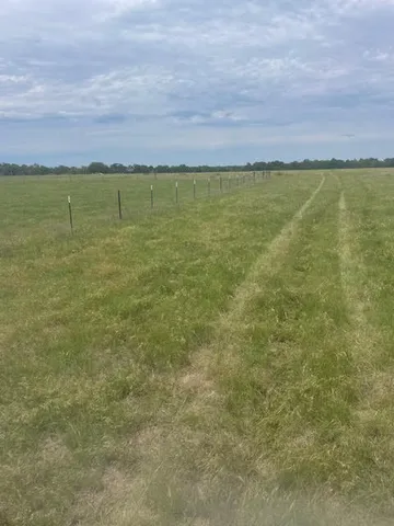 a view of yard with ocean view