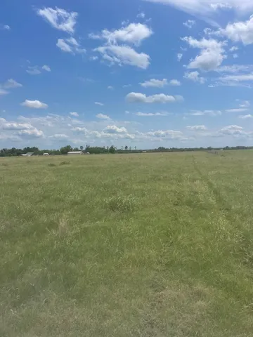 a view of yard with ocean view