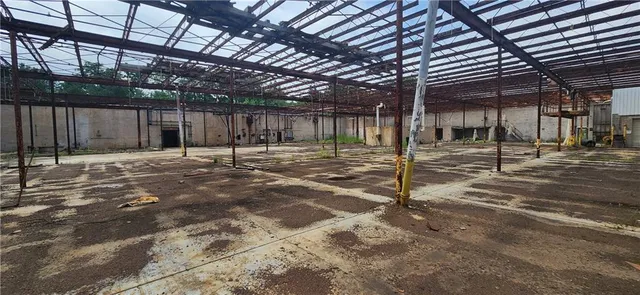 a area with wooden fence