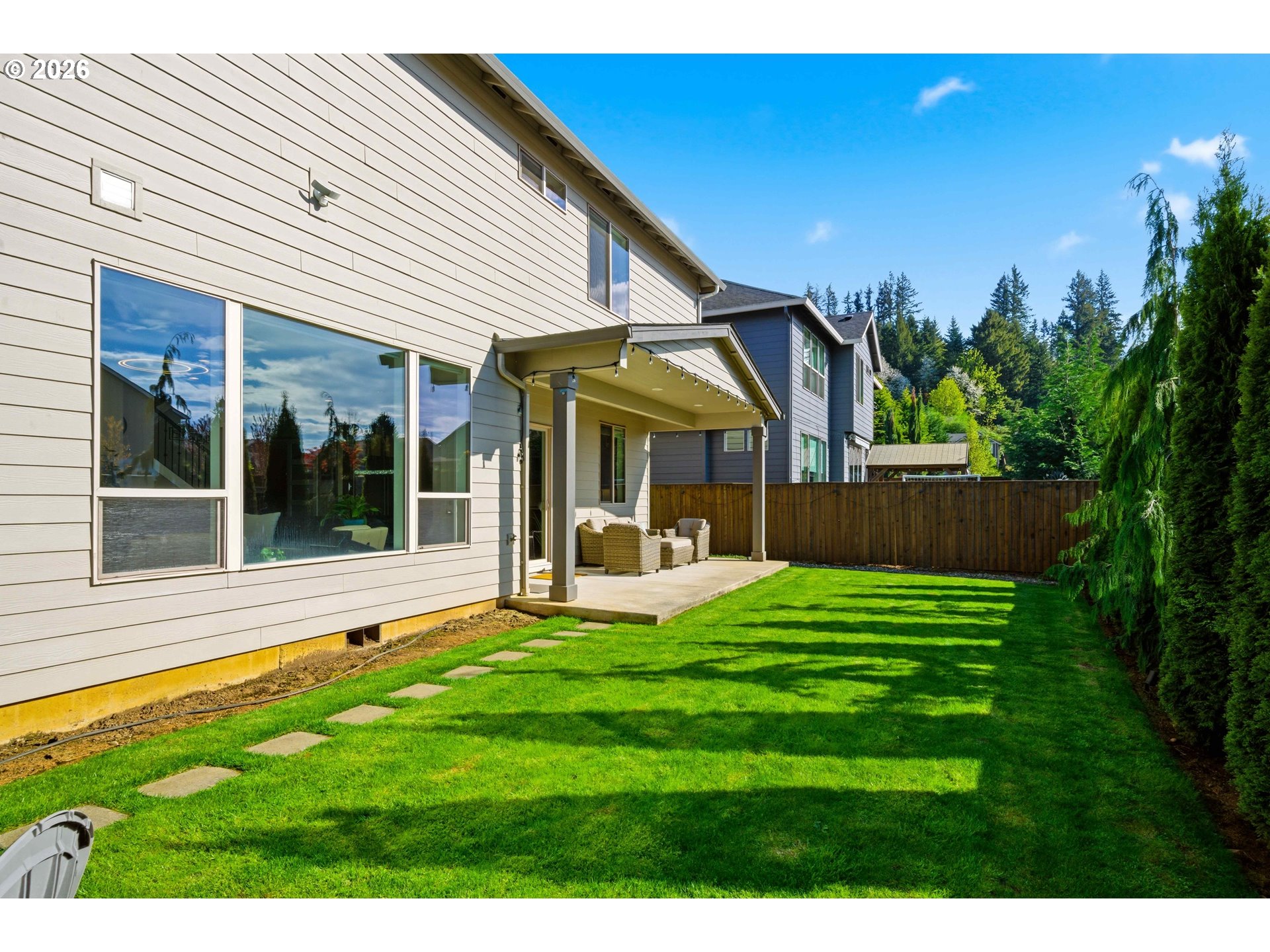 2036 Northwest 44th Avenue Camas, WA 98607 - Photo 44 of 48 a view of a house with backyard porch and sitting area