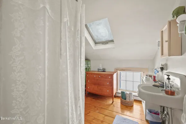 a front view of a house with a glass door