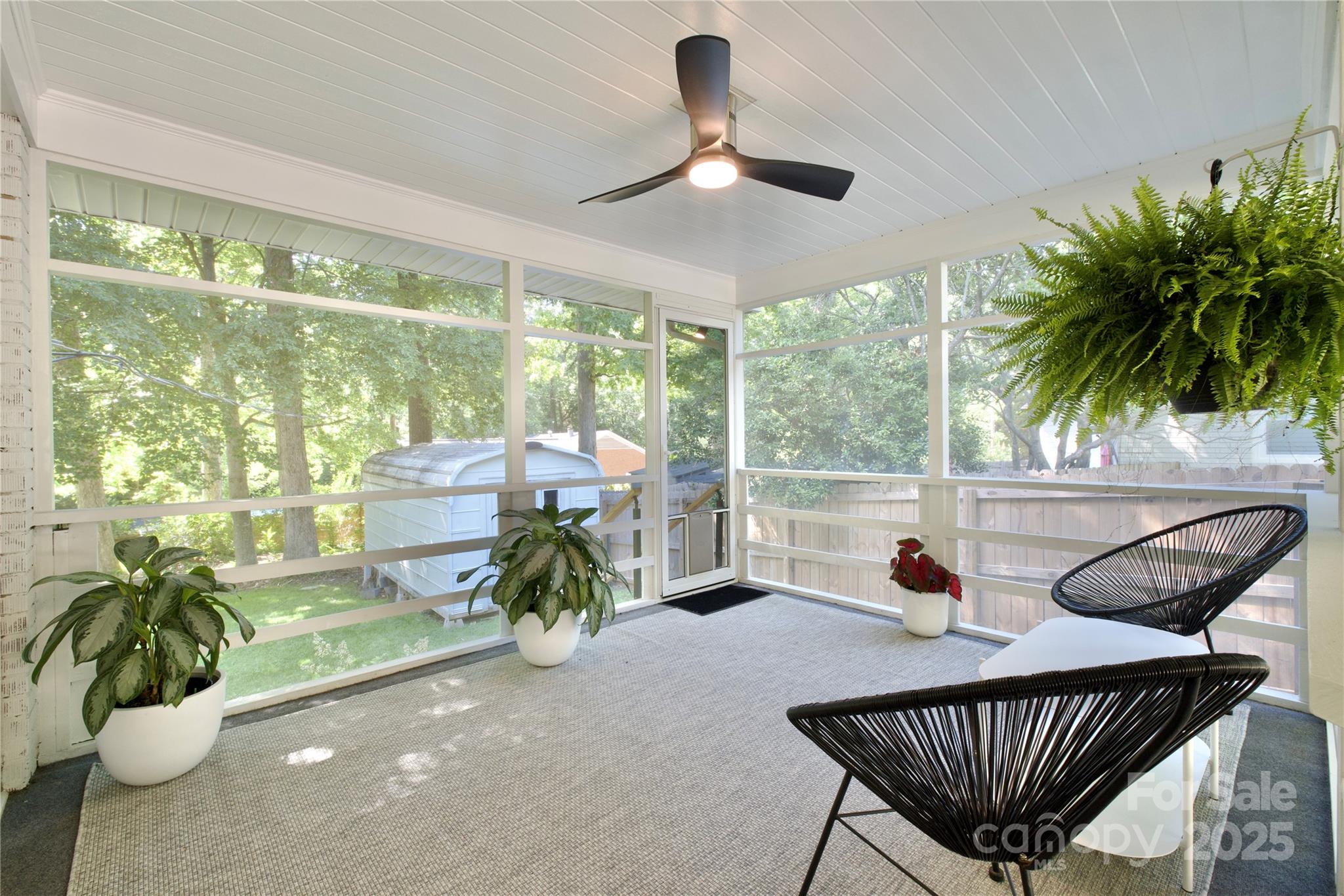 3549 Woodleaf Road Charlotte, NC 28205 - Photo 40 of 43 a living room with furniture and a potted plant