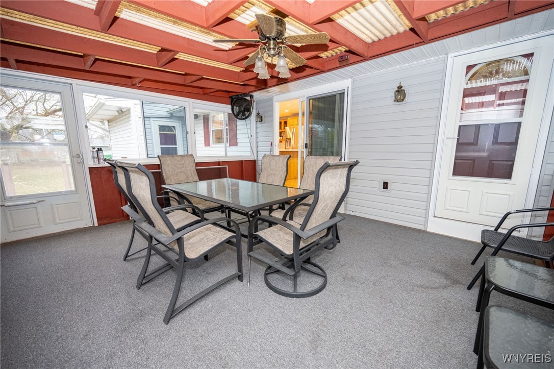 7212 Derby Road Evans, NY 14047 - Photo 33 of 43 Enclosed Seasonal Room