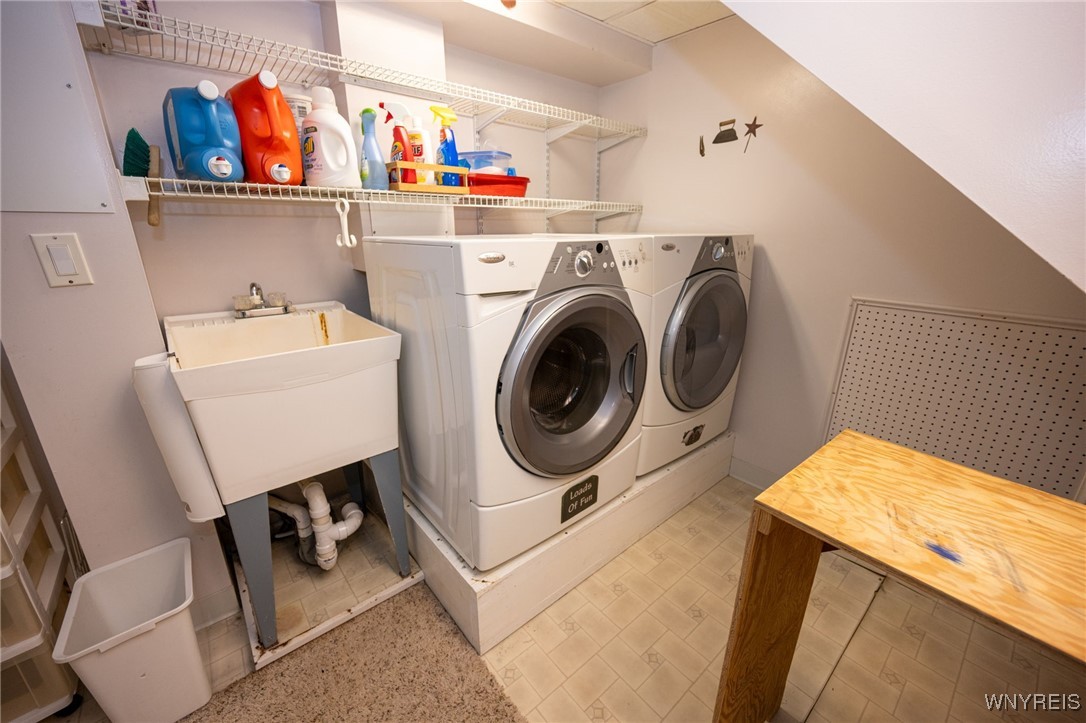 7212 Derby Road Evans, NY 14047 - Photo 34 of 43 Basement Laundry Area