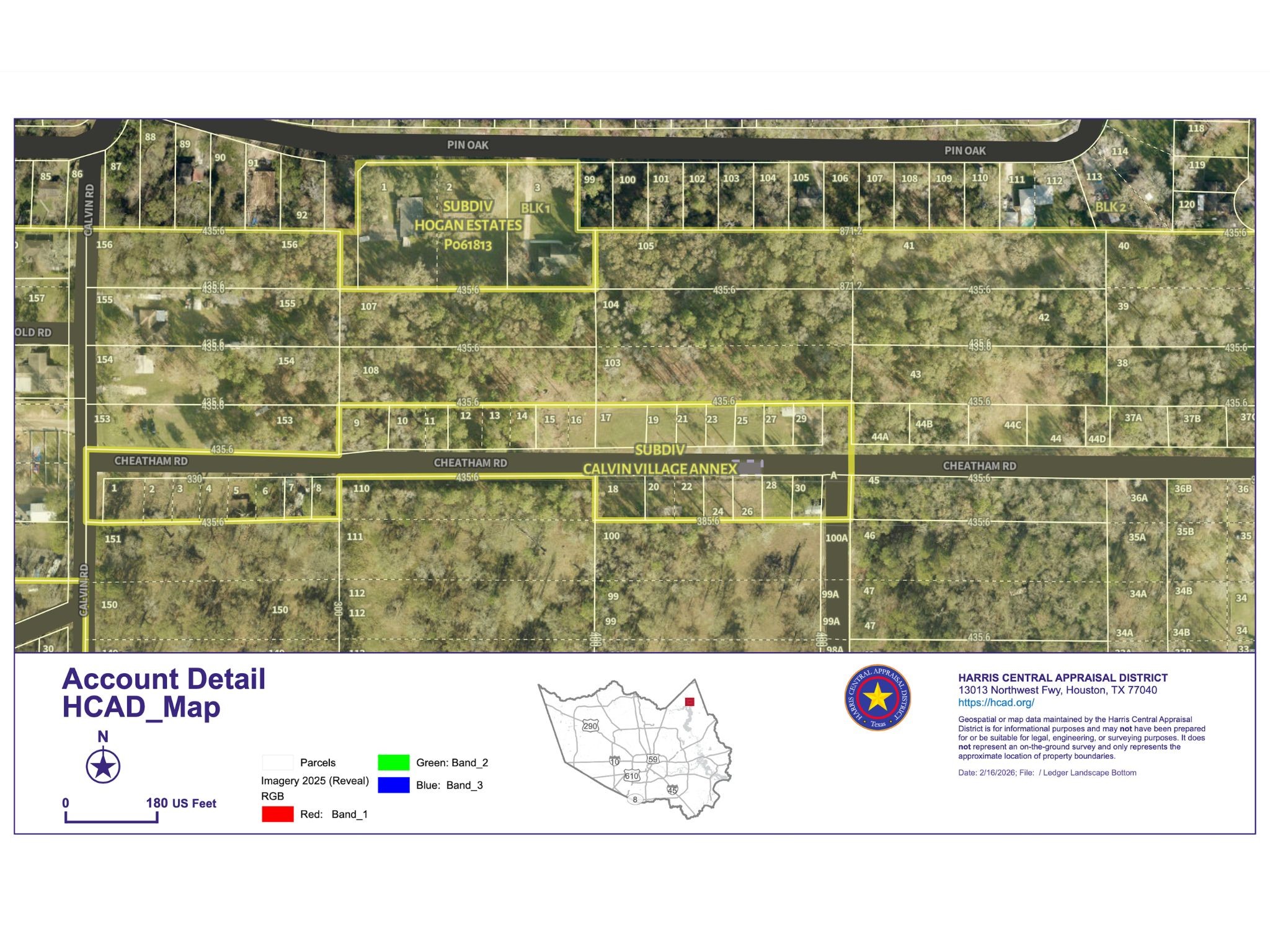 0 Cheatham Road Huffman, TX 77336 - Photo 3 of 11 Lot 103
Lot 104
Total Approx. 2.00 Acres