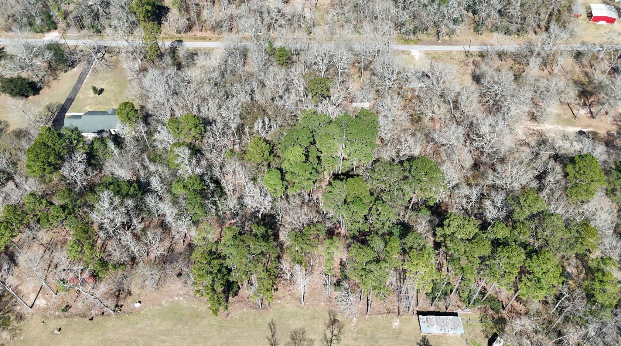 0 Cheatham Road Huffman, TX 77336 - Photo 5 of 11 A bird's eye view of two adjacent lots, Lots 103 and 104, totaling approximately 2.00 acres per HCAD Account #0503480000103. Please refer to parcel map or survey to verify property boundaries.