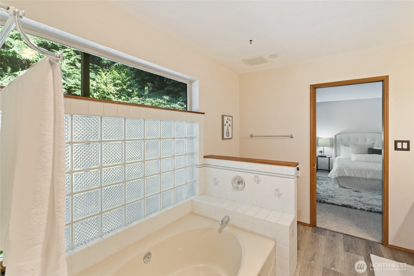 20 Bluebird Lane Port Ludlow, WA 98365 - Photo 23 of 40 a bathroom with a sink and a shower