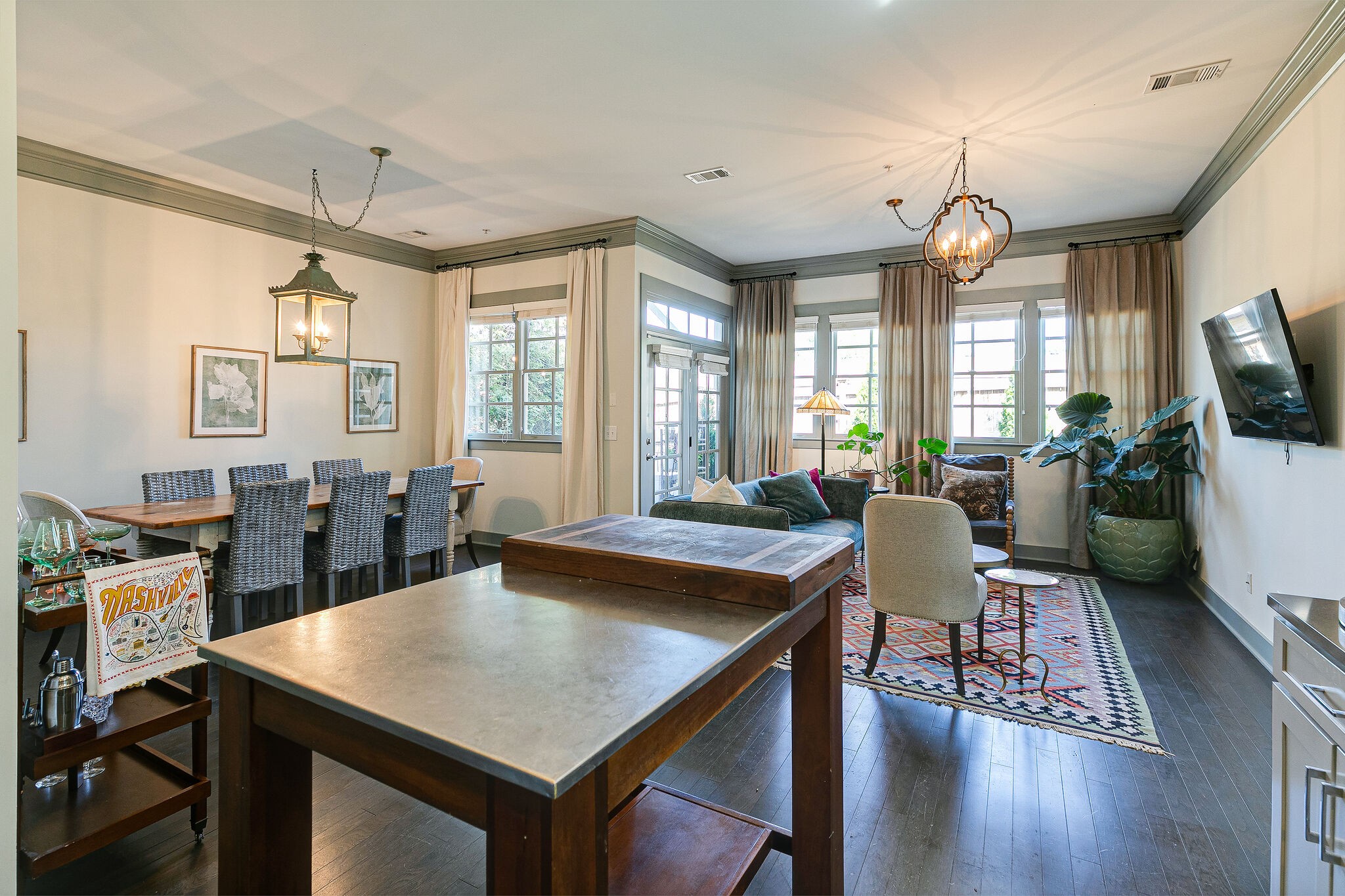 104 Cottage Lane Franklin, TN 37064 - Photo 8 of 19 a view of a dining room with furniture window and wooden floor