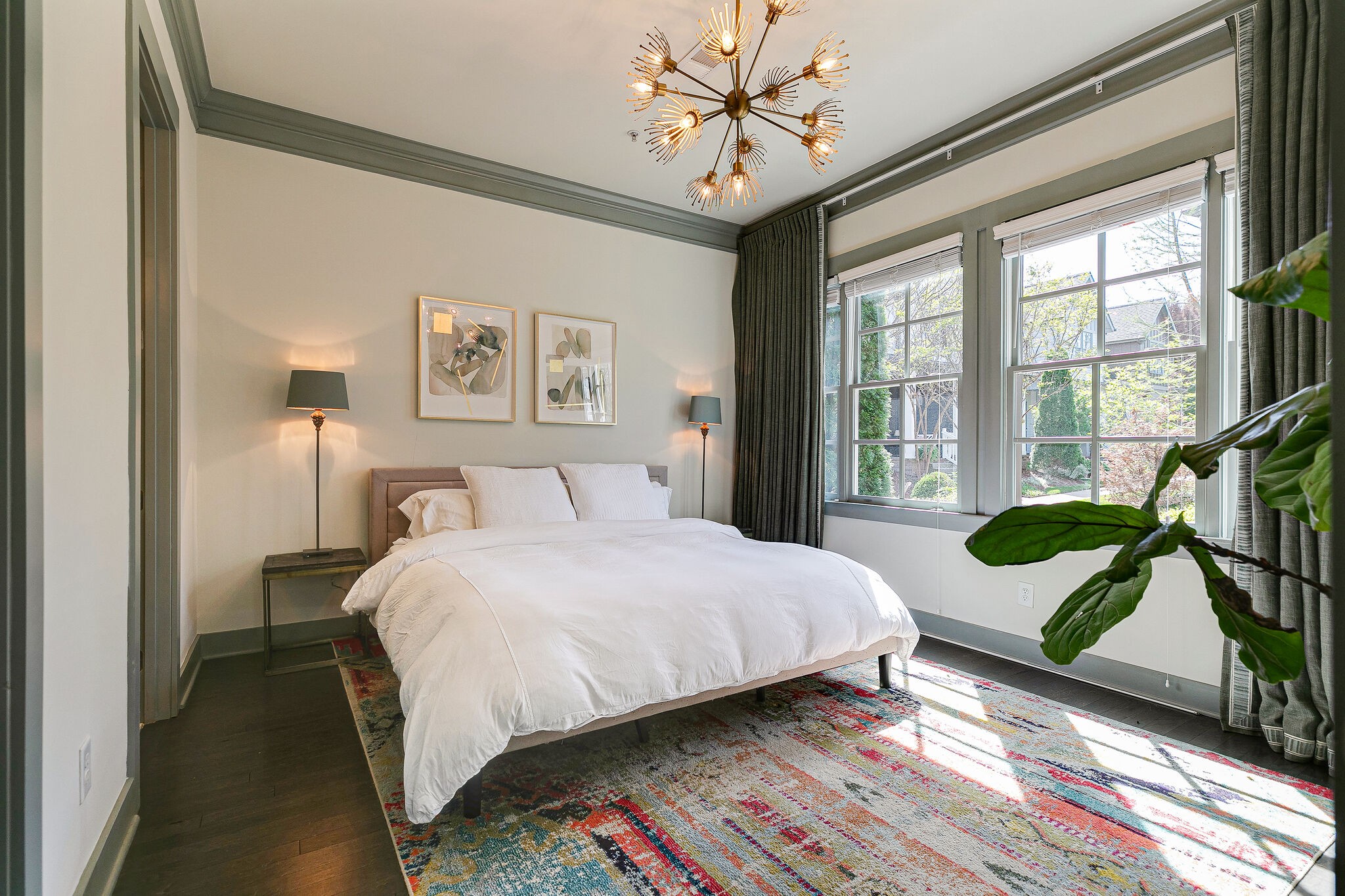 104 Cottage Lane Franklin, TN 37064 - Photo 9 of 19 a bedroom with a bed mirror and window