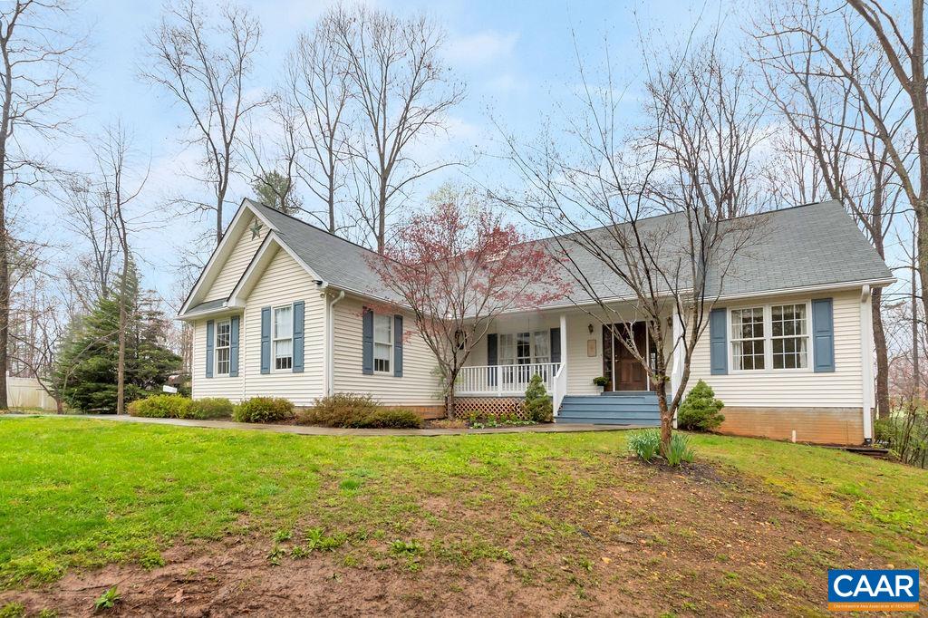1011 Rippin Run Road Ruckersville, VA 22968 - Photo 3 of 38 a front view of house with yard and green space