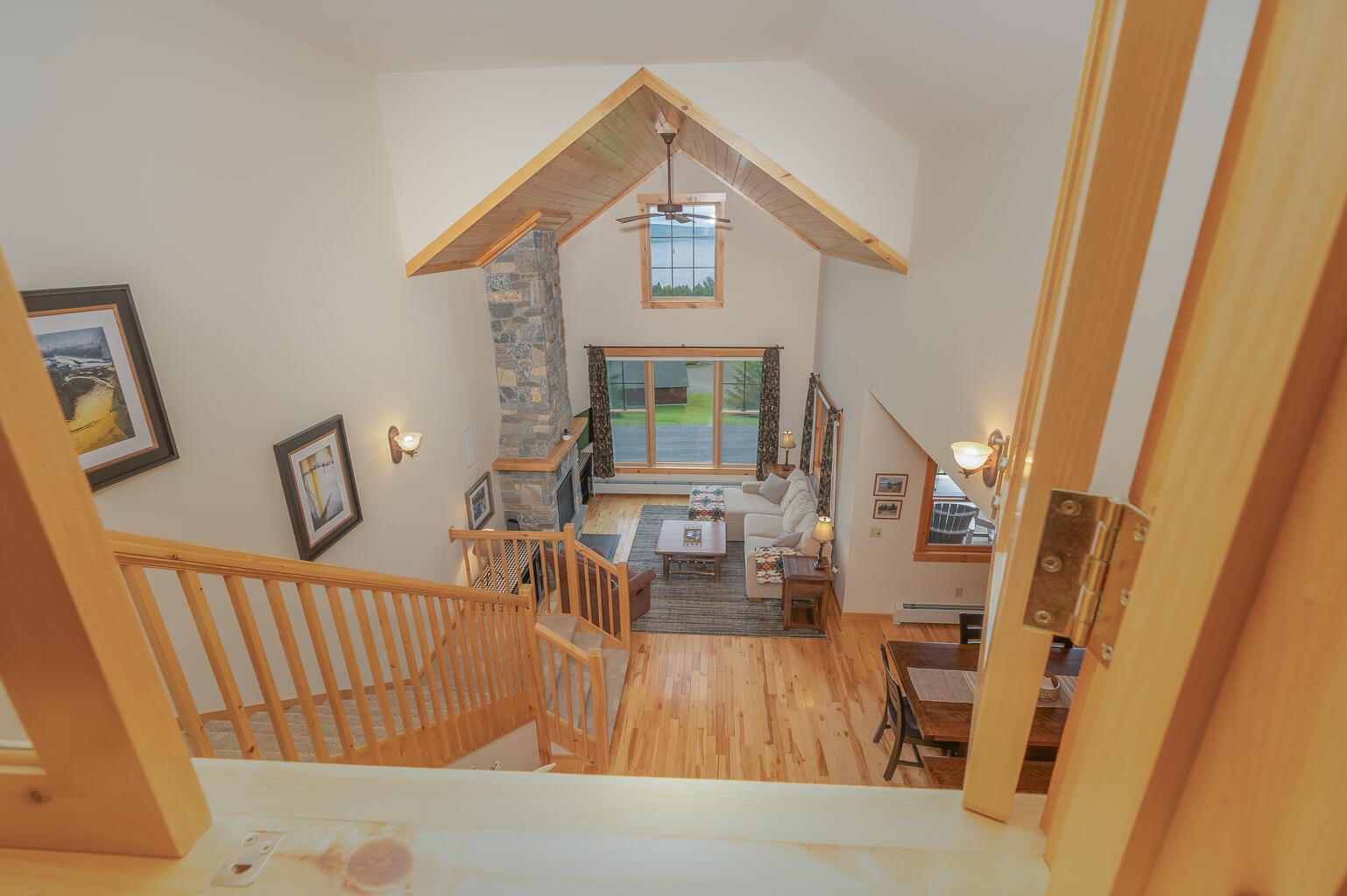 26 Whip Willow Farm Road, Unit 10 Rangeley, ME 04970 - Photo 16 of 35 Stairs up to second floor
