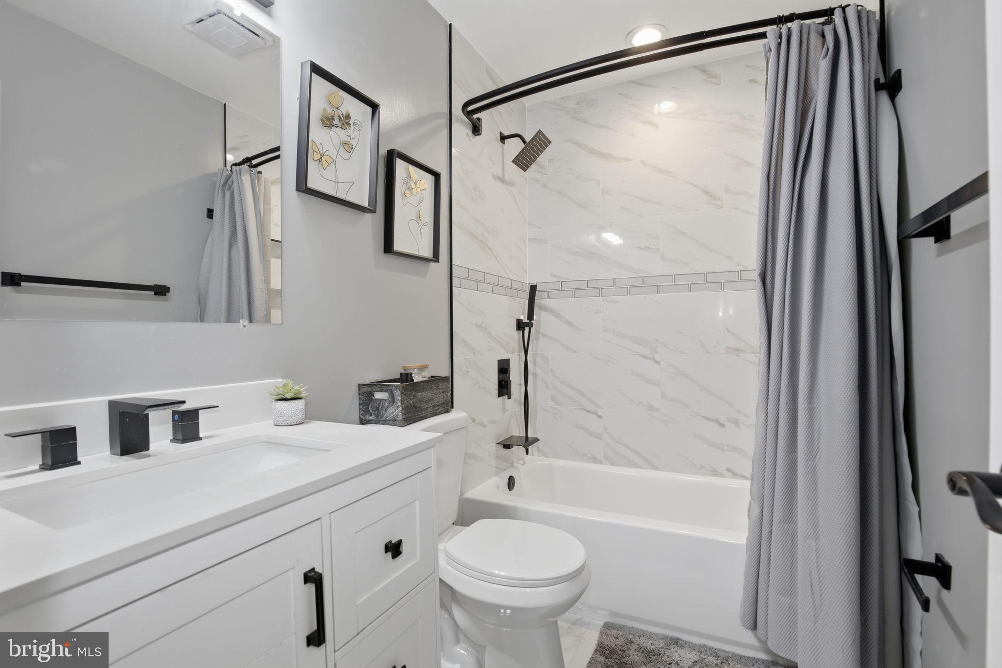 6201 Goodman Road Laurel, MD 20707 - Photo 46 of 67 Upper level, renovated full bath
