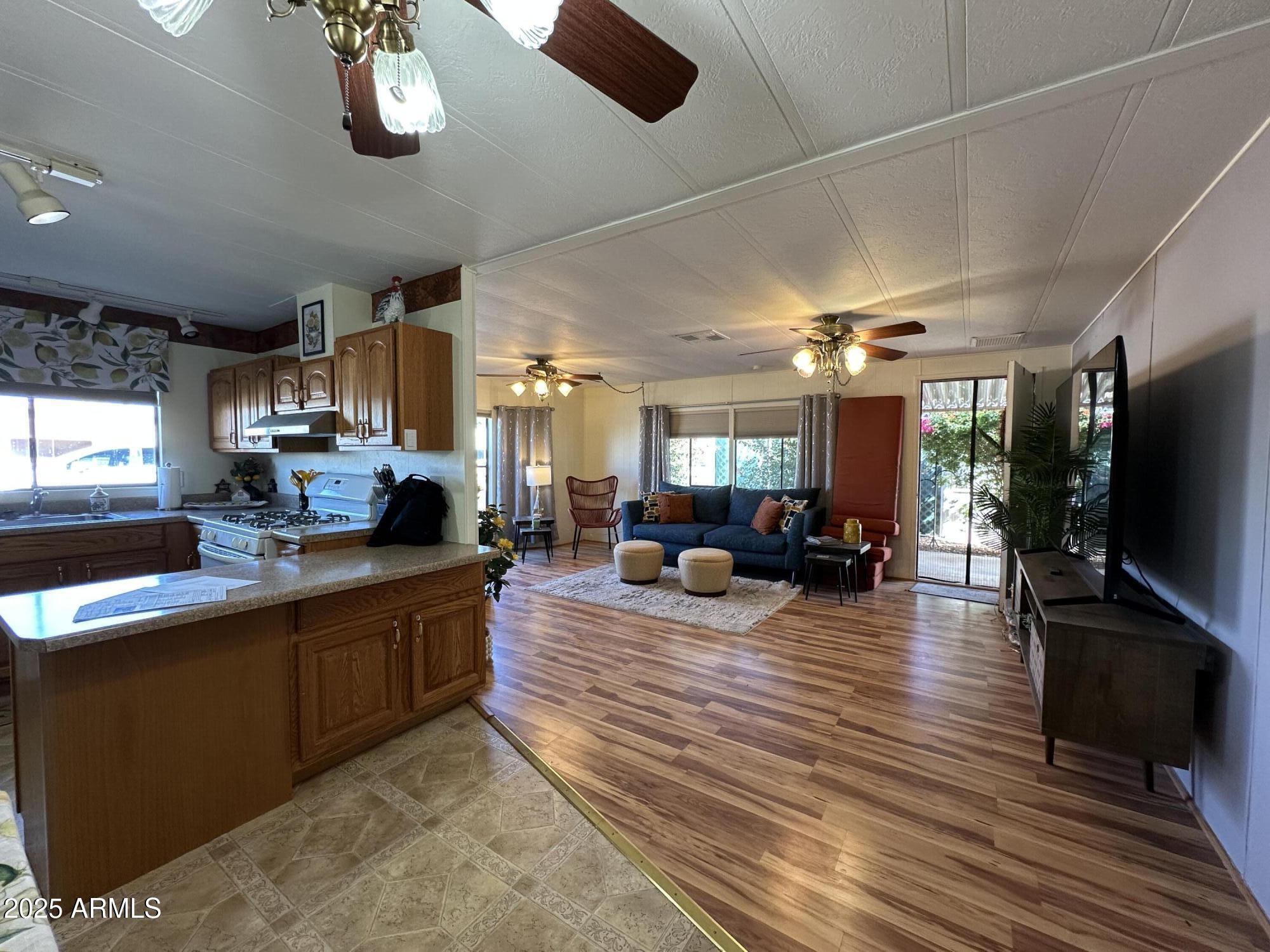 2100 North Trekell Road, Unit 222 Casa Grande, AZ 85122 - Photo 3 of 26 Kitchen, living