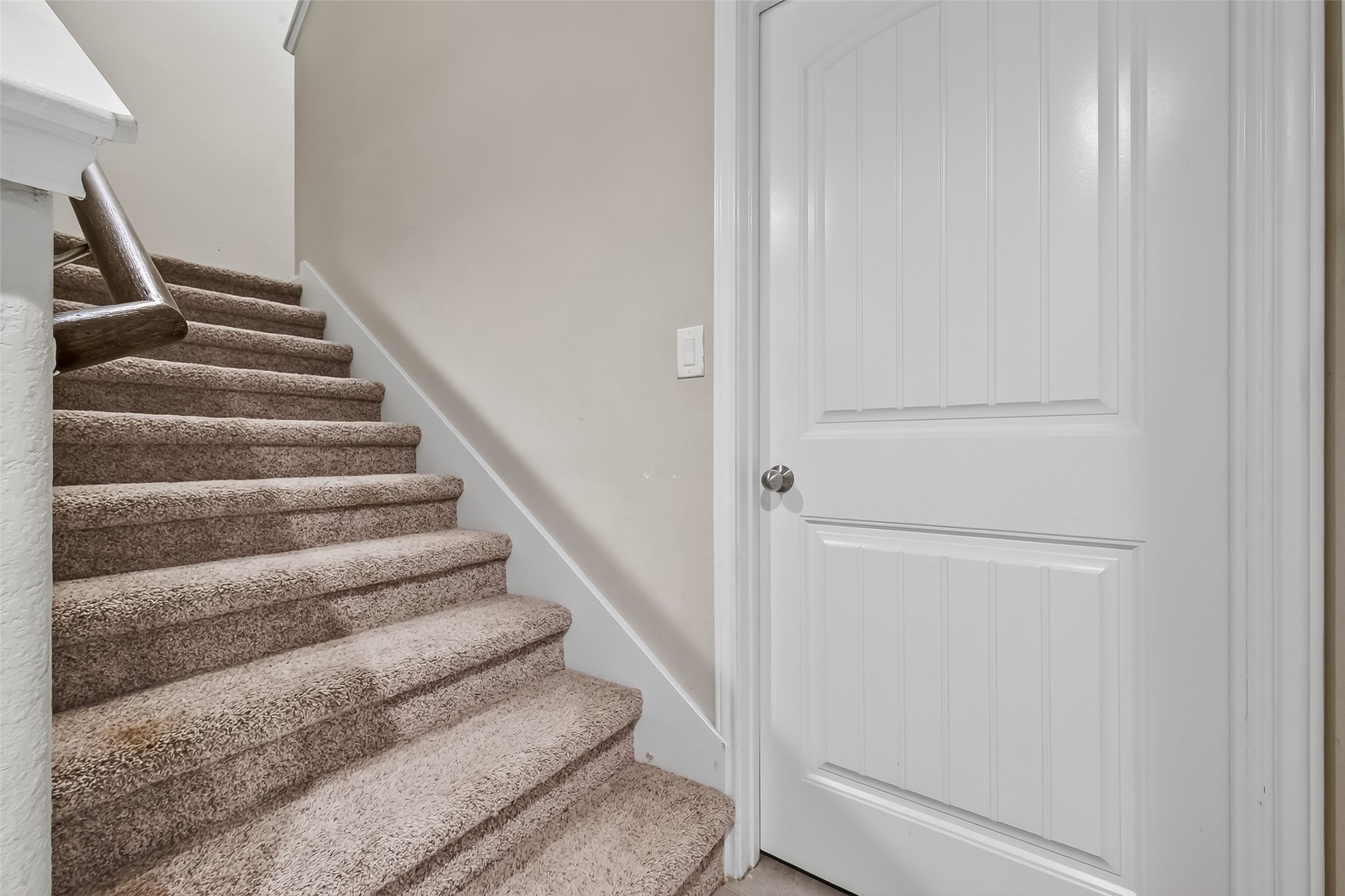 8007 Carillon Way Rosharon, TX 77583 - Photo 22 of 33 a view of staircase with white walls