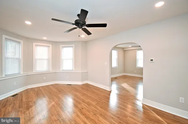a living room with a couch and a table