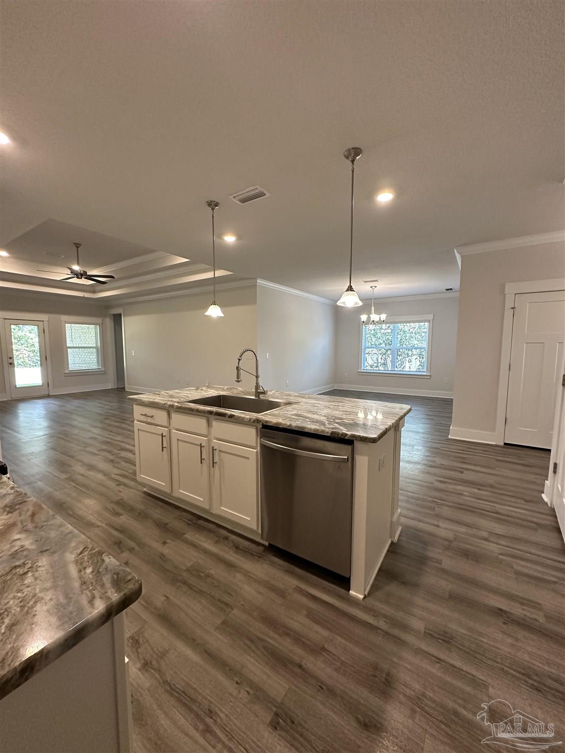4466 Jude Way Pace, FL 32571 - Photo 9 of 27 Kitchen Opens to Great Room and Dining/Family Room