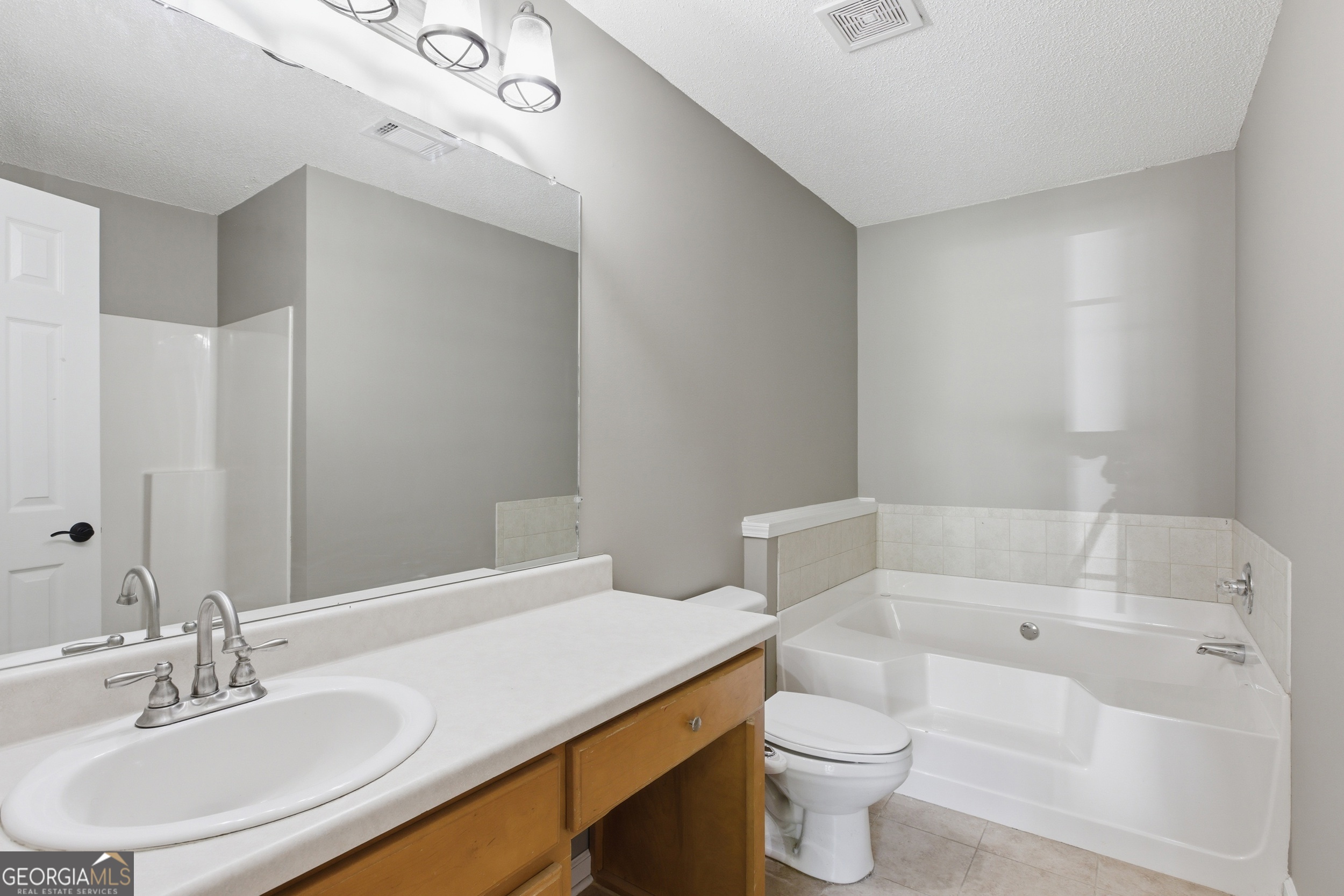 171 Winding Way Hartwell, GA 30643 - Photo 19 of 37 a bathroom with a sink a toilet and shower