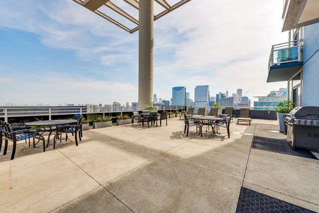 a view of outdoor space with seating space