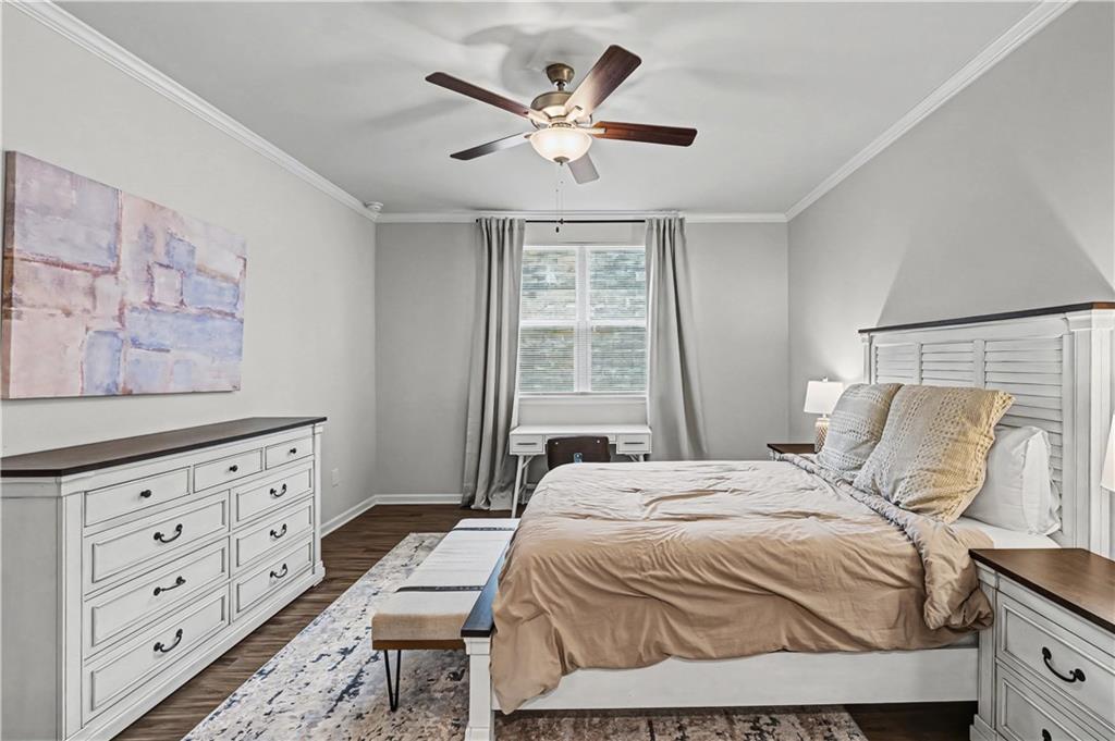 33 Brookside Way Cartersville, GA 30121 - Photo 25 of 54 a bedroom with a large bed and a window