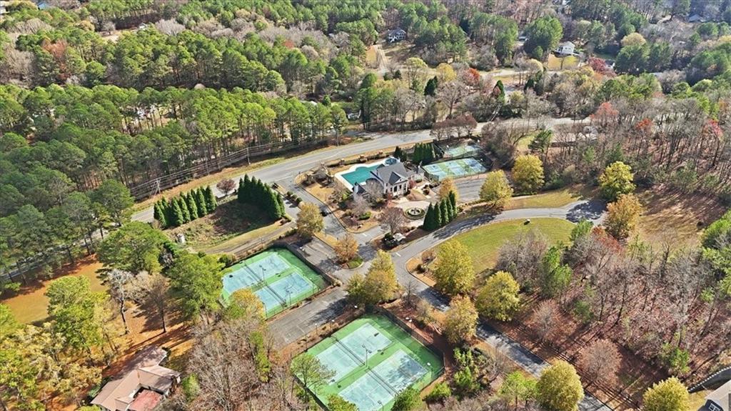 33 Brookside Way Cartersville, GA 30121 - Photo 47 of 54 an aerial view of garden space with swimming pool