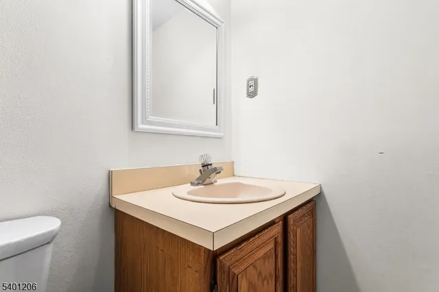 a bathroom with a sink and a toilet