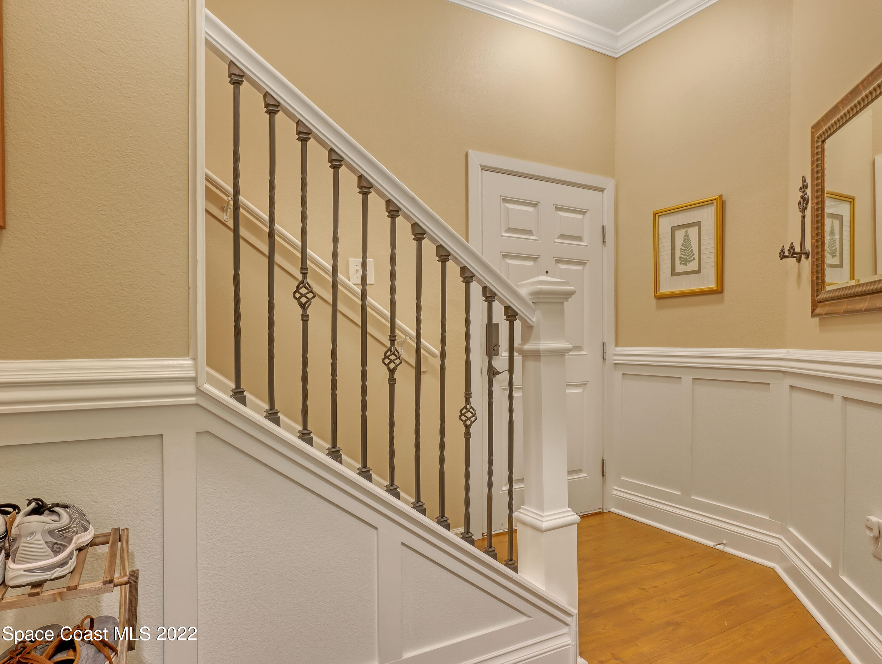 4077 Meander Place Rockledge, FL 32955 - Photo 3 of 24 a view of a hallway with staircase