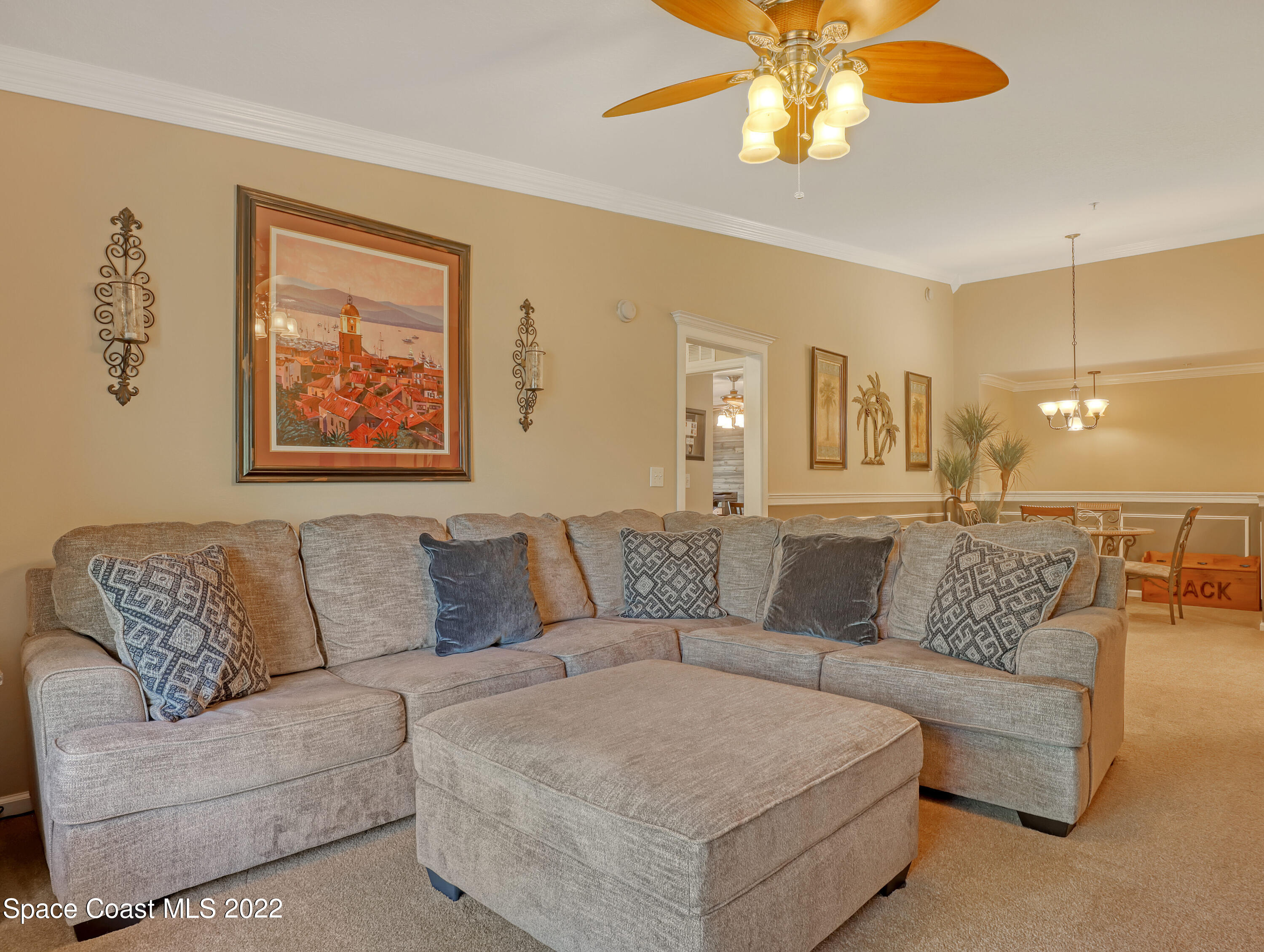 4077 Meander Place Rockledge, FL 32955 - Photo 8 of 24 a living room with furniture and a couch