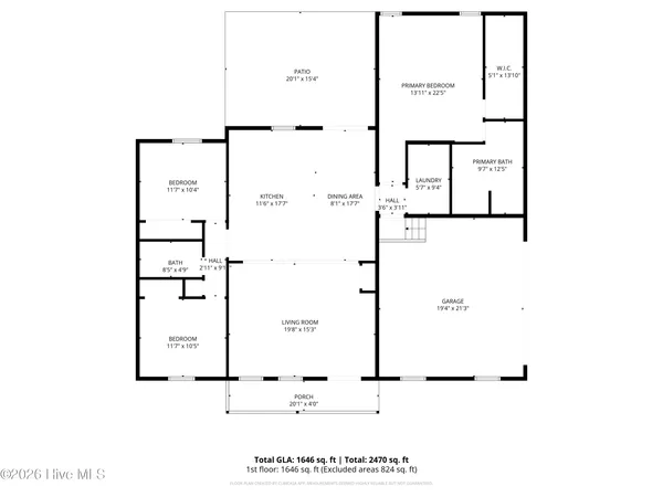 $326,500 | 836 Queens Creek Road, Hubert, NC 28539