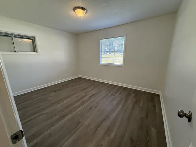 wooden floor in an empty room