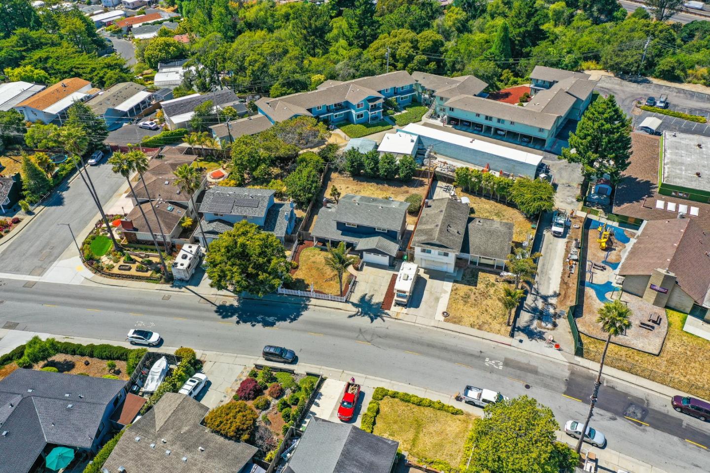 829 Monterey Avenue Capitola, CA 95010 - Photo 40 of 59 an aerial view of a building with outdoor space