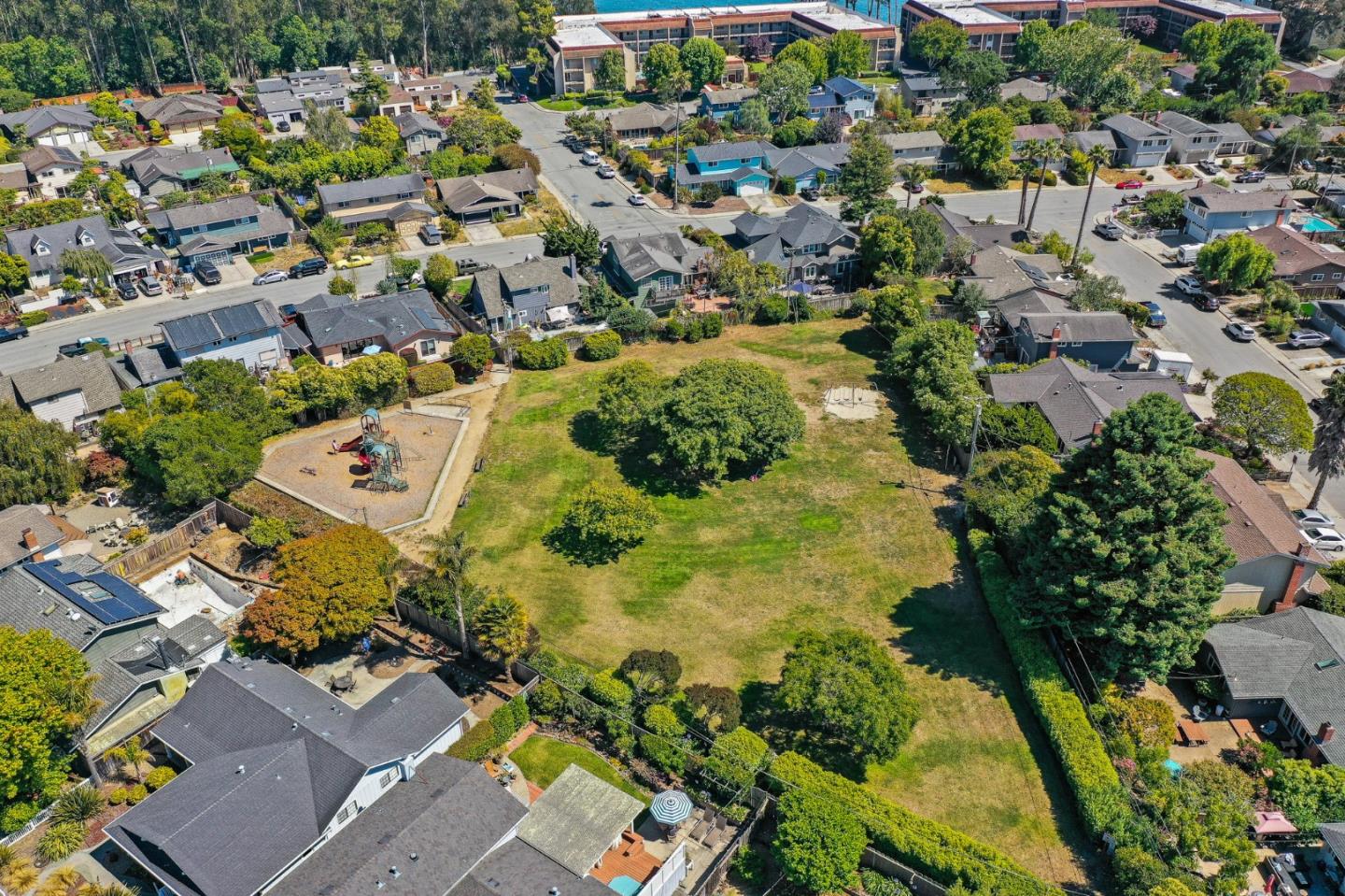829 Monterey Avenue Capitola, CA 95010 - Photo 47 of 59 an aerial view of residential houses with outdoor space