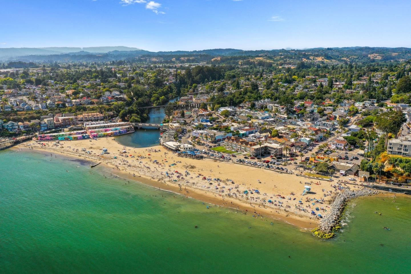 829 Monterey Avenue Capitola, CA 95010 - Photo 50 of 59 an aerial view of a house with a yard