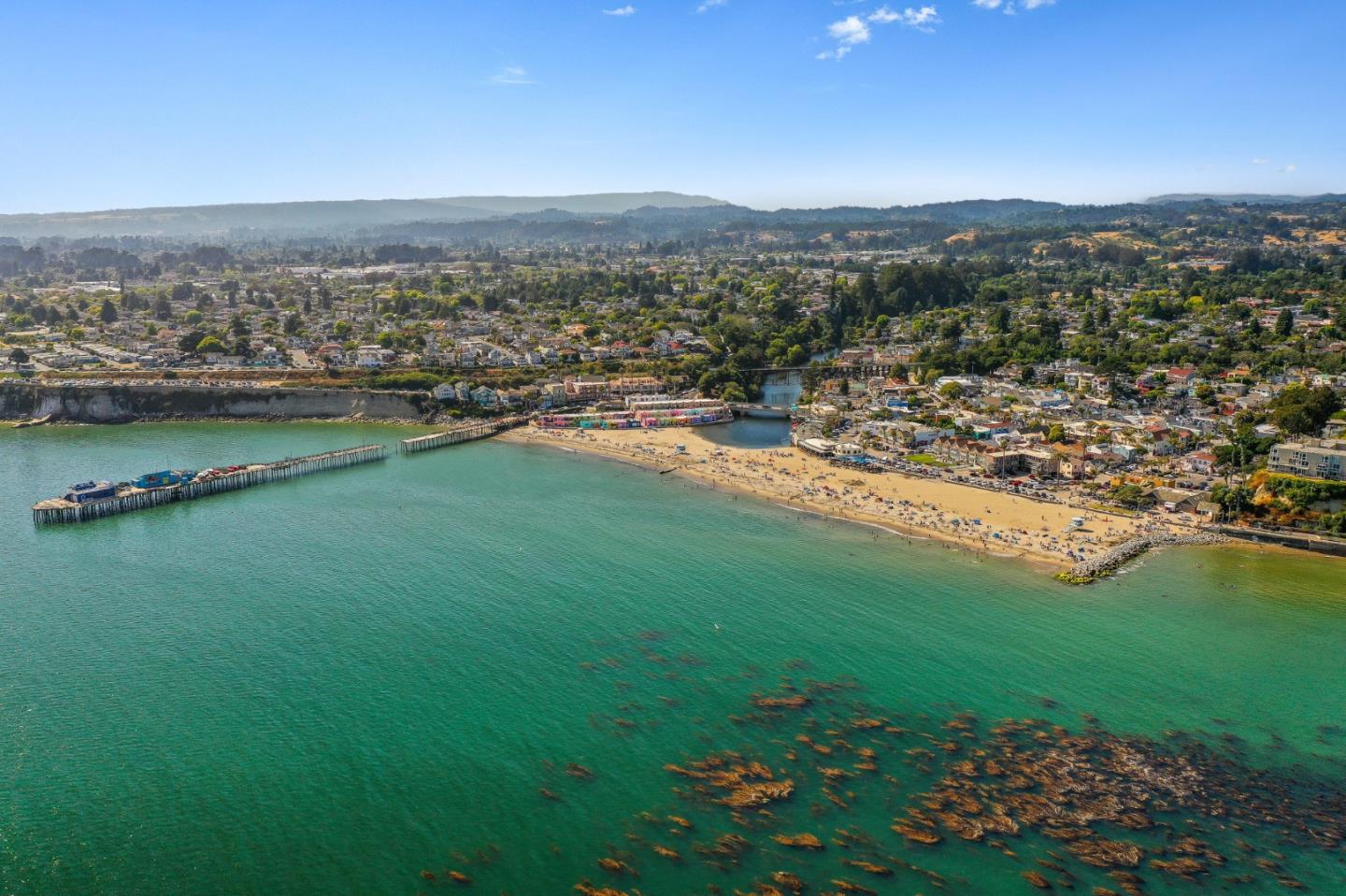 829 Monterey Avenue Capitola, CA 95010 - Photo 51 of 59 a view of a city with mountains in the background