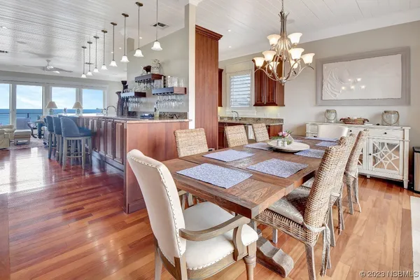 a view of a balcony with an outdoor space