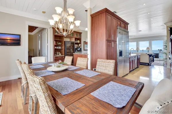 a view of a street with a building in the background