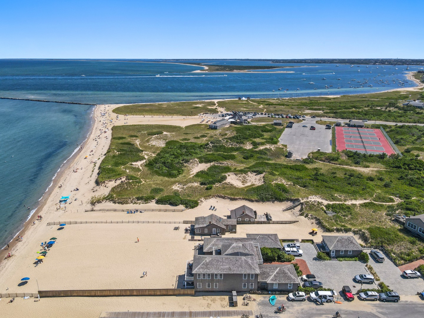 a view of ocean view with beach