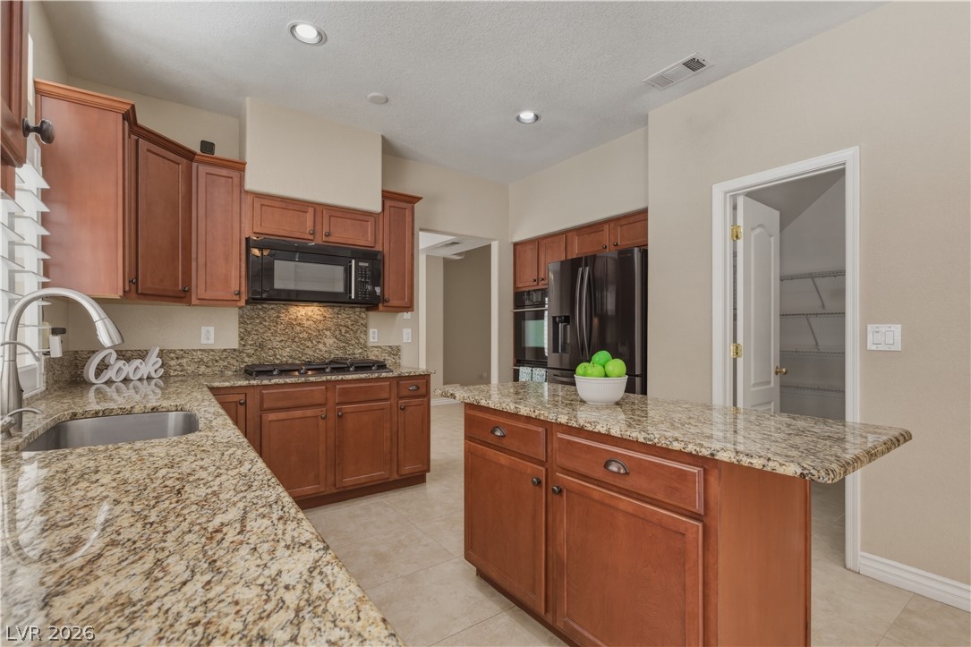 29 Olive Tree Henderson, NV 89074 - Photo 15 of 60 This spacious kitchen offers ample granite counter space and modern appliances for culinary pursuits.