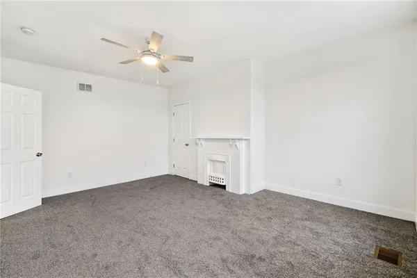 a view of an empty room