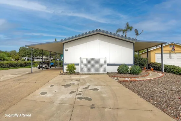 a view of a house with entertaining space