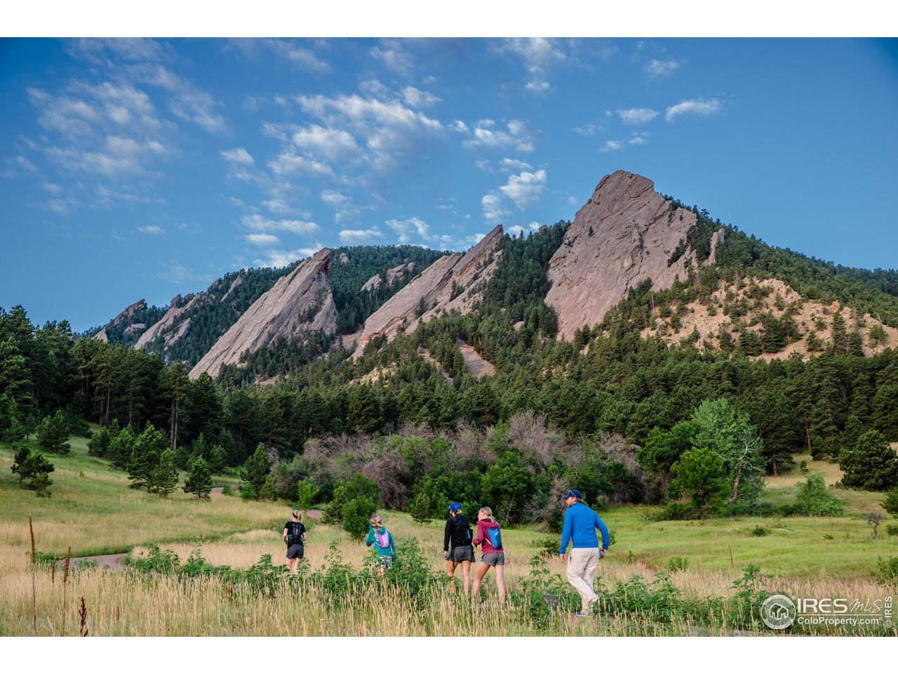 1430 18th Street, Unit 1 Boulder, CO 80302 - Photo 18 of 29 a aerial view of a house with a yard
