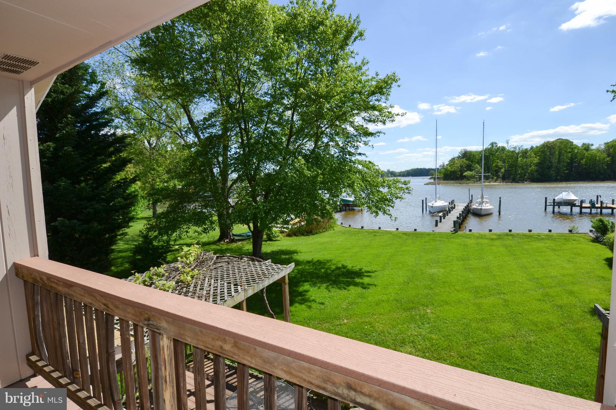 3962 Germantown Road Edgewater, MD 21037 - Photo 20 of 52 Waterfront Master Bedroom w/ deck