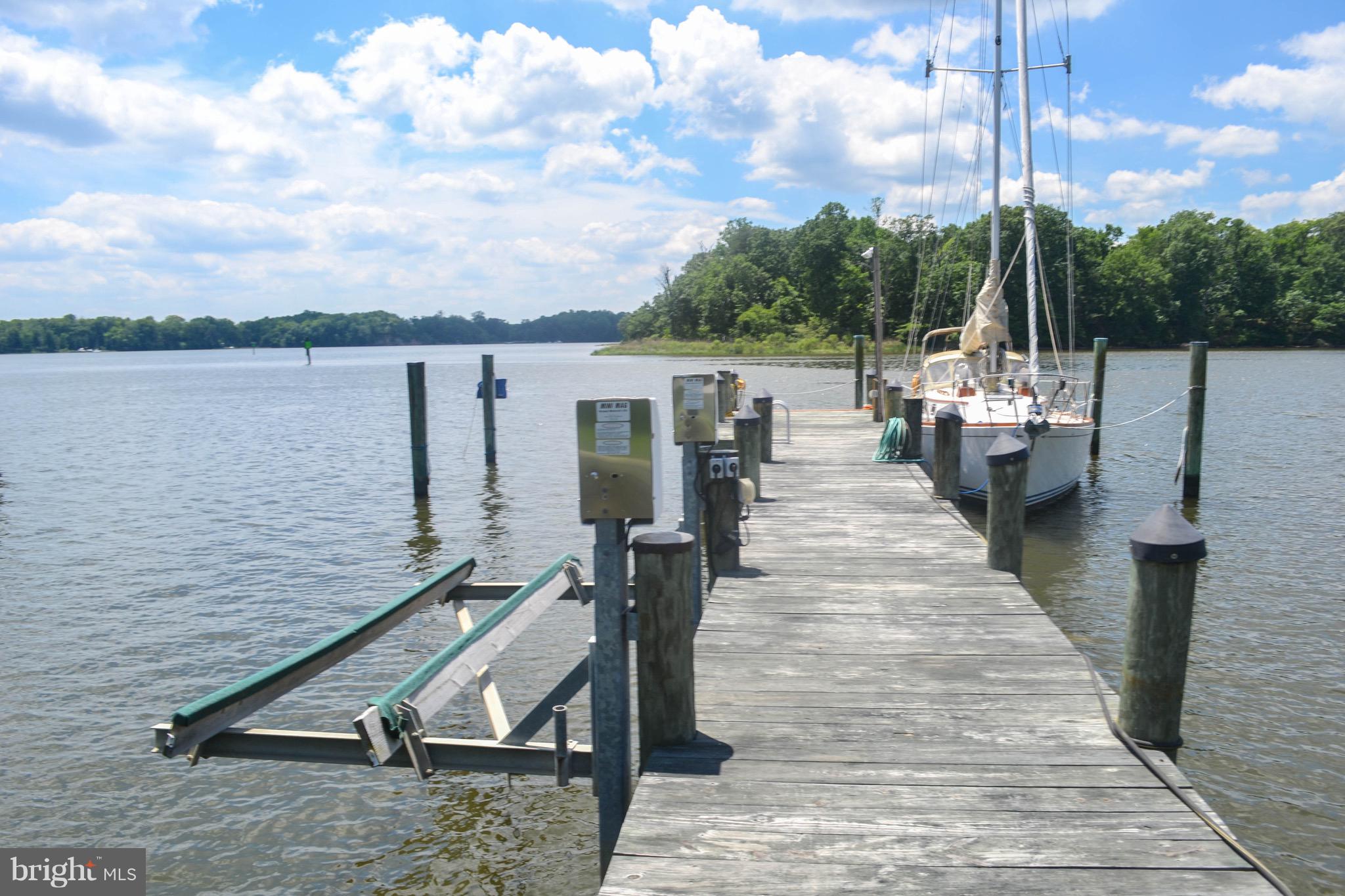 3962 Germantown Road Edgewater, MD 21037 - Photo 50 of 52 Small boat lift and 2 deep water slips w/ 7ft. mlw